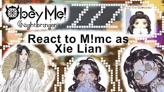 Obey Me! Nightbringer react to M!mc as Xie Lian (GCRV) (1/1) (english/🇺🇸)  (gacha club)