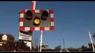 The Newly-Upgraded Level Crossing in Wateringbury - First Morning of Operation!