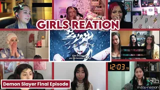 FINAL EPISODE | Demon Slayer Season 2 Episode 18/11- Girls Reaction Mashup | Full Episode