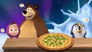 Masha and the Bear pizzeria make the best momemed pizza for your friend's Masha gameplay Part 3