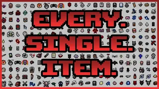 I Ranked ALL 719 ITEMS in The Binding of Isaac: Repentance