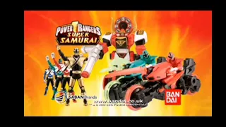 UK Bandai Power Rangers Samurai & Super Samurai Toy commercials