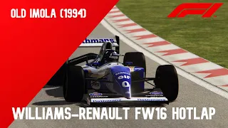 F1 Old Imola (1994) | Williams-Renault FW16 Onboard Hotlap | Assetto Corsa