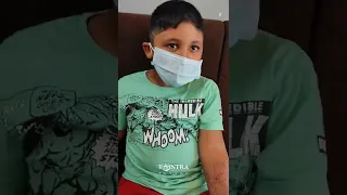 10yrs old boy getting tattoo 🧐😳😲