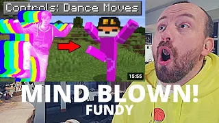MIND BLOWN! Fundy So I Made Dance Moves Control Minecraft... (REACTION!)