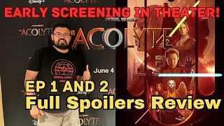 Star Wars The Acolyte Ep 1 & 2 FULL SPOILERS review!