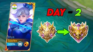 MIYA LEGENDARY COMEBACK IN LEGEND RANK MOBILE LEGENDS