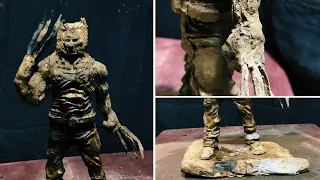 X-Men Wolverine Logan sculpting