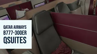 AMAZING Double QSuite! Qatar Airways B77W, DOH-LHR