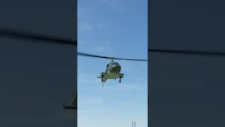 Bell 222B Helicopter Prepares For Landing!