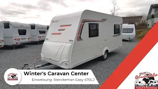 Einweisung zum Wohnwagen Sterckeman Easy 470LJ - Winter's Caravan Center