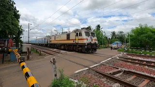 FAST & FURIOUS Aggressive Patna Jan Shatabdi Express Extreme Dangerous Moving Throughout Railgate