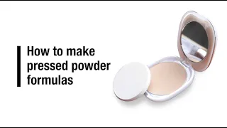 How to make pressed powder formulas