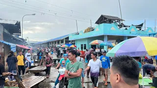 Jolo town public market walk (Manabuh kita niyo -Tausog town part II ) rainy morning