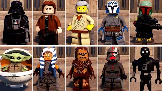 All DLC Characters in LEGO Star Wars The Skywalker Saga