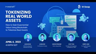 Tokenizing Real World Assets Webinar