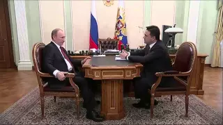 Губернатор МО рассказал президенту РФ об итогах 2014 года