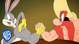 Looney Tunes po polsku 🇵🇱 | Zwariowane siłowanie się na rękę | WB Kids