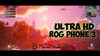 ULTRA HD graphics PUBG MOBILE Test on ASUS ROG PHONE 3 / 2021