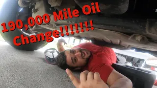 High Mileage Ford Raptor Oil Change!!!!