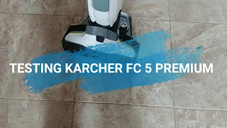 TESTING KARCHER FC 5 PREMIUM/Машина для мытья пола Karcher FC 5 Обзор