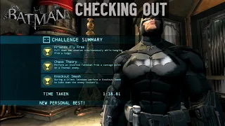Checking Out Stealth Challenge 3 Medals No Damage Batman Arkham Origins