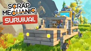 Скрап Механик Выживание. Часть 15 | Нашли нашу старую машину (Scrap Mechanic Survival)