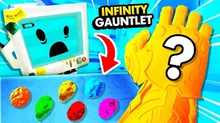 RECREATING Temp Bot's BROKEN INFINITY GAUNTLET (Funny Job Simulator VR Gameplay)