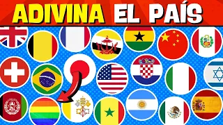 Adivina LA BANDERA De Cada PAÍS y Prueba Tu Conocimiento (Nivel: Difícil) 😱 | Adivina Si Puedes