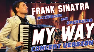 Frank Sinatra /COVER accordion/ - my way   Фрэнк Синатра - мой путь кавер на аккордеоне