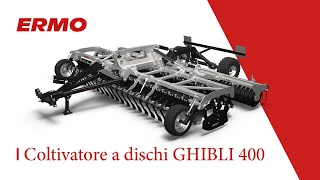 Coltivatore a dischi ERMO per minima lavorazione GHIBLI 400 con decompattatore ARROW | ERMO Aratri