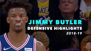 Jimmy Butler Defensive Highlights | 2018-19