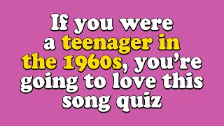 60s songs quiz : Guess the 60s song stars!