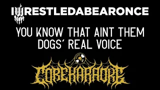 iwrestledabearonce - You Know That Ain't Them Dogs' Real Voices [Karaoke Instrumental]