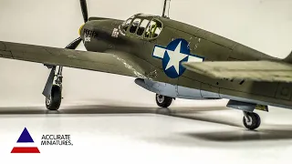 Accurate Miniatures 1/48 P-51A Mustang- FULL TIMELAPSE BUILD