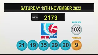 NLCB Lotto Plus Online Draws Saturday 19th November 2022