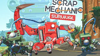 БАЗА РОБОТОВ в Scrap Mechanic