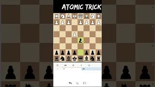 How tf can you win the match in 2 moves?????? #atomic #chess
