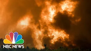 Watch: Wildfires Rage Out Of Control In Southwest France