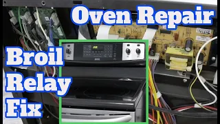 Oven Repair: Broil Element Not Working - Relay Replacement