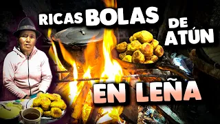 RICAS BOLAS CON RELLENO DE ATÚN (Hecho a leña) | Doña Empera