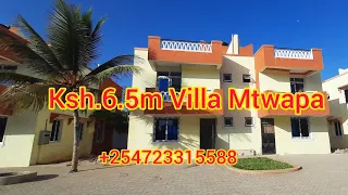 Inside Ksh.6.5m 3 bedroom Villa in Mtwapa