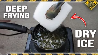 Deep Frying Dry Ice? Deep Fried Water? TKOR Shows You What Happens When Deep Frying Water and Ice