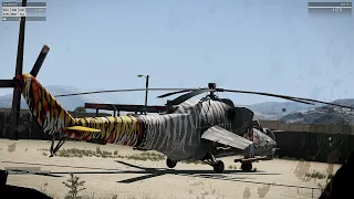 Arma 3 flights on the czech Mi 24