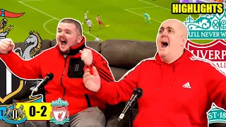 LIVERPOOL FANS REACT TO NEWCASTLE 0-2 LIVERPOOL HIGHLIGHTS