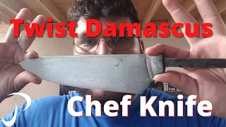 Making a Damascus Chef Knife Pt 2