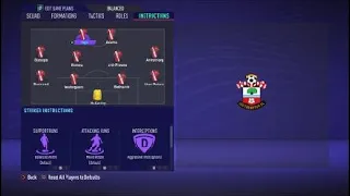 FIFA 21 Custom Tactics - Recreate 4-4-2 of Southampton  + Instructions - Replicate real system's