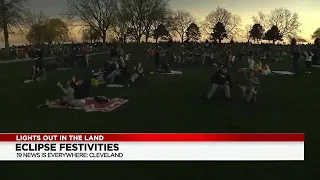 WATCH: Total solar eclipse comes and goes in Northeast Ohio