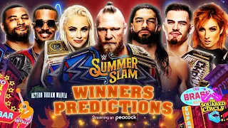 WWE SummerSlam 2022 Winners Predictions | Results Predictions | Action Dream Mania