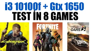 İ3 10100f + Gtx 1650  / TEST İN 8 GAMES